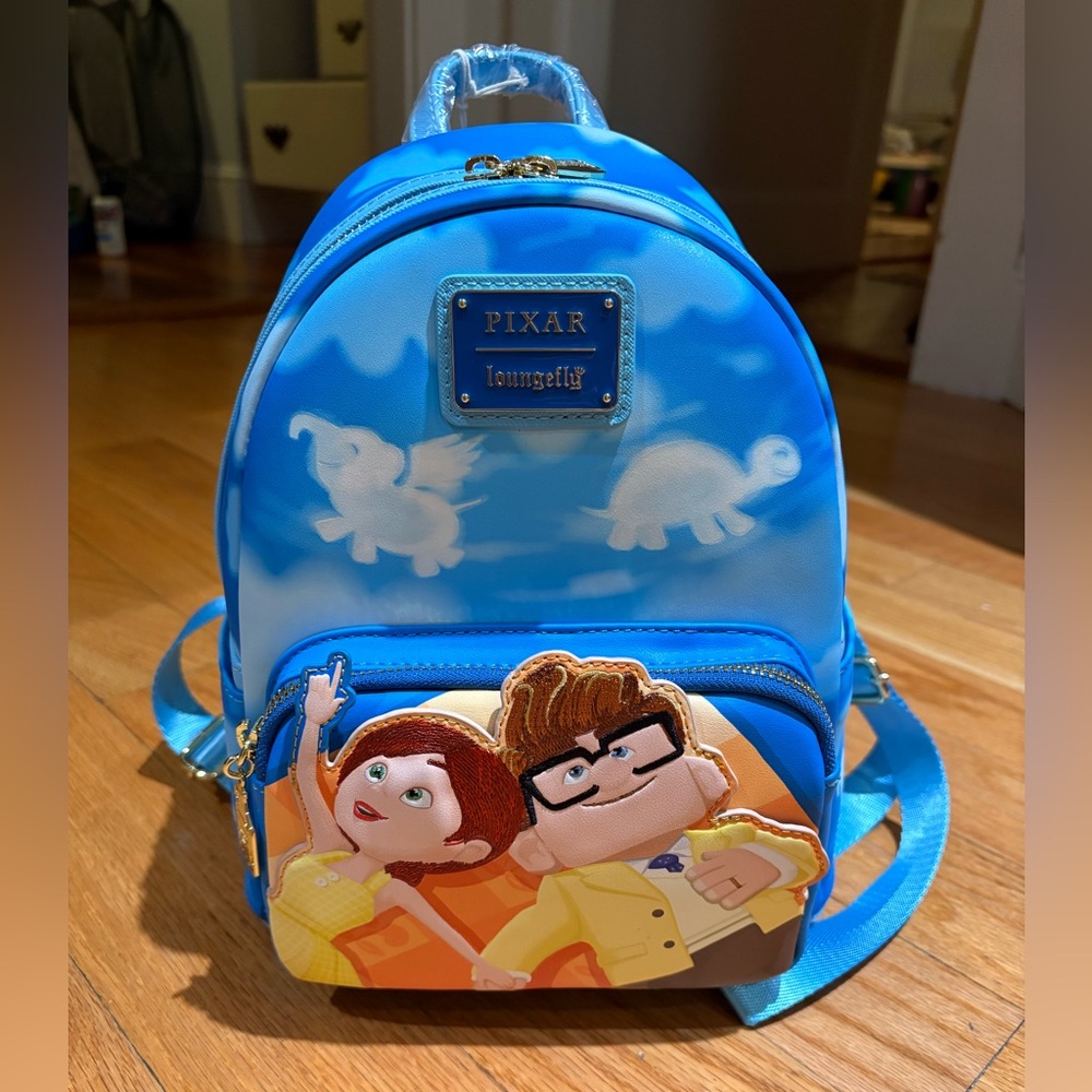 Loungefly Disney Pixar Up Carl & Ellie Glow-in-the-Dark Mini Backpack | NWT